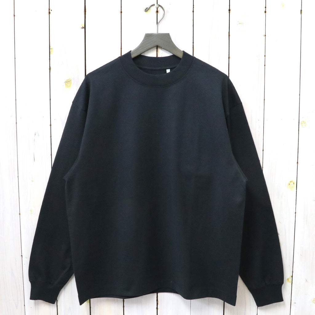 Kaptain Sunshine : Suvin Supima Tube L/S Tee Heavy (INK BLACK)