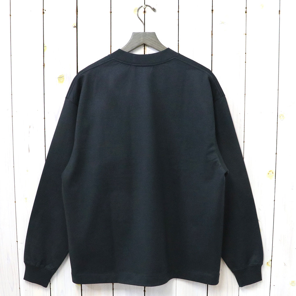 Kaptain Sunshine : Suvin Supima Tube L/S Tee Heavy (INK BLACK)