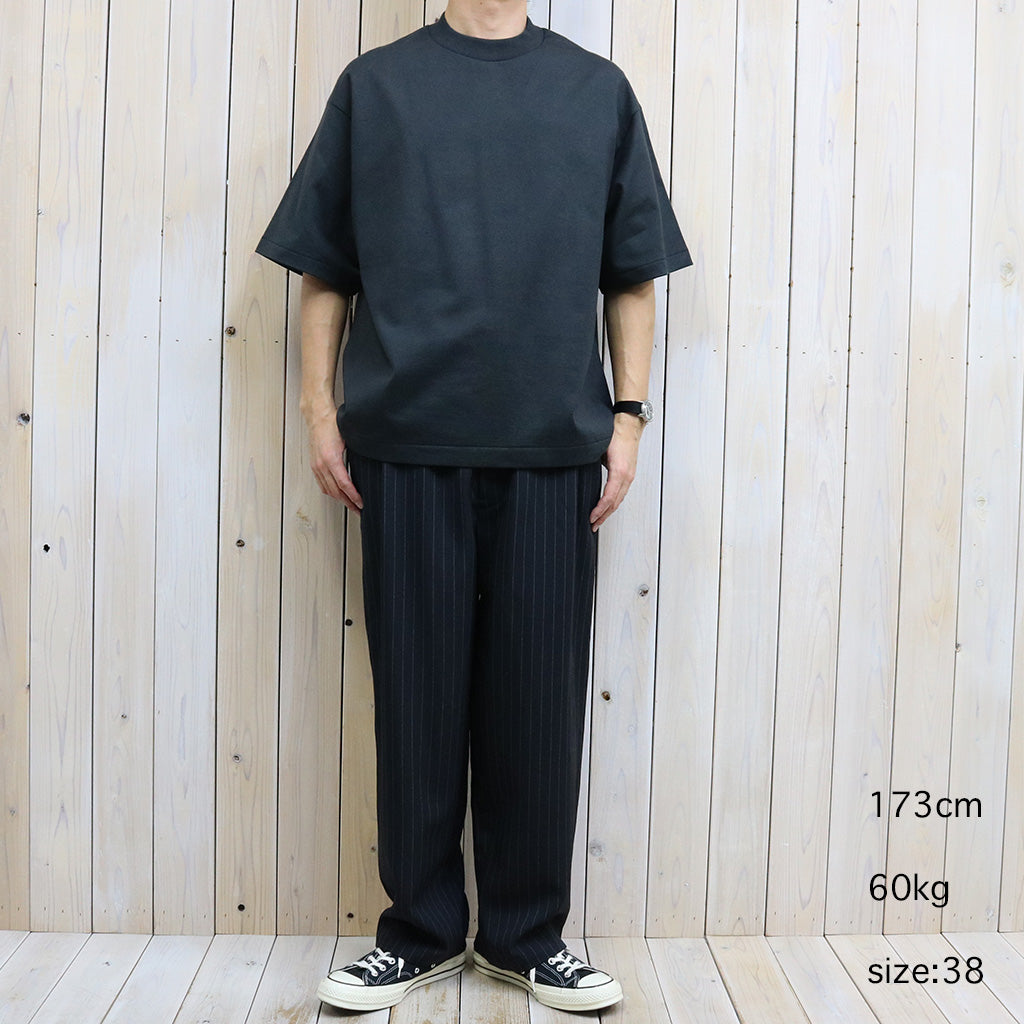 Kaptain Sunshine『Suvin Supima Tube Halfsleeve Tee Heavy』(INK BLACK)