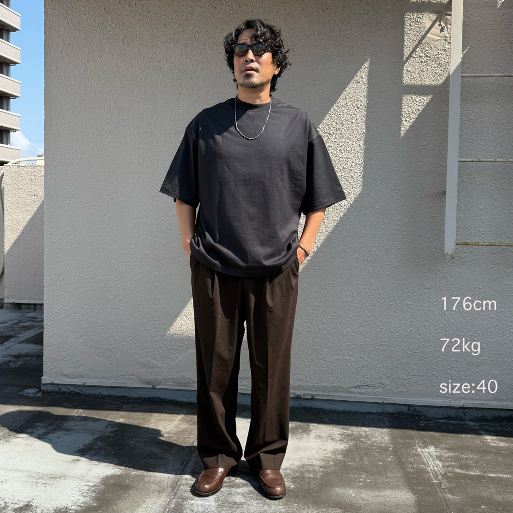 Kaptain Suvin Supima Tube HalfSleeve Tee Heavy (Black Black) (cópia)