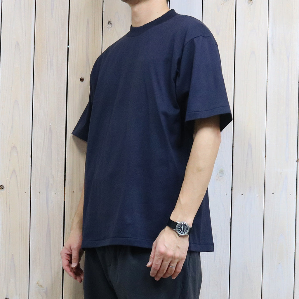 Kaptain Sunshine『Suvin Supima Tube Tee Light』(NAVY)