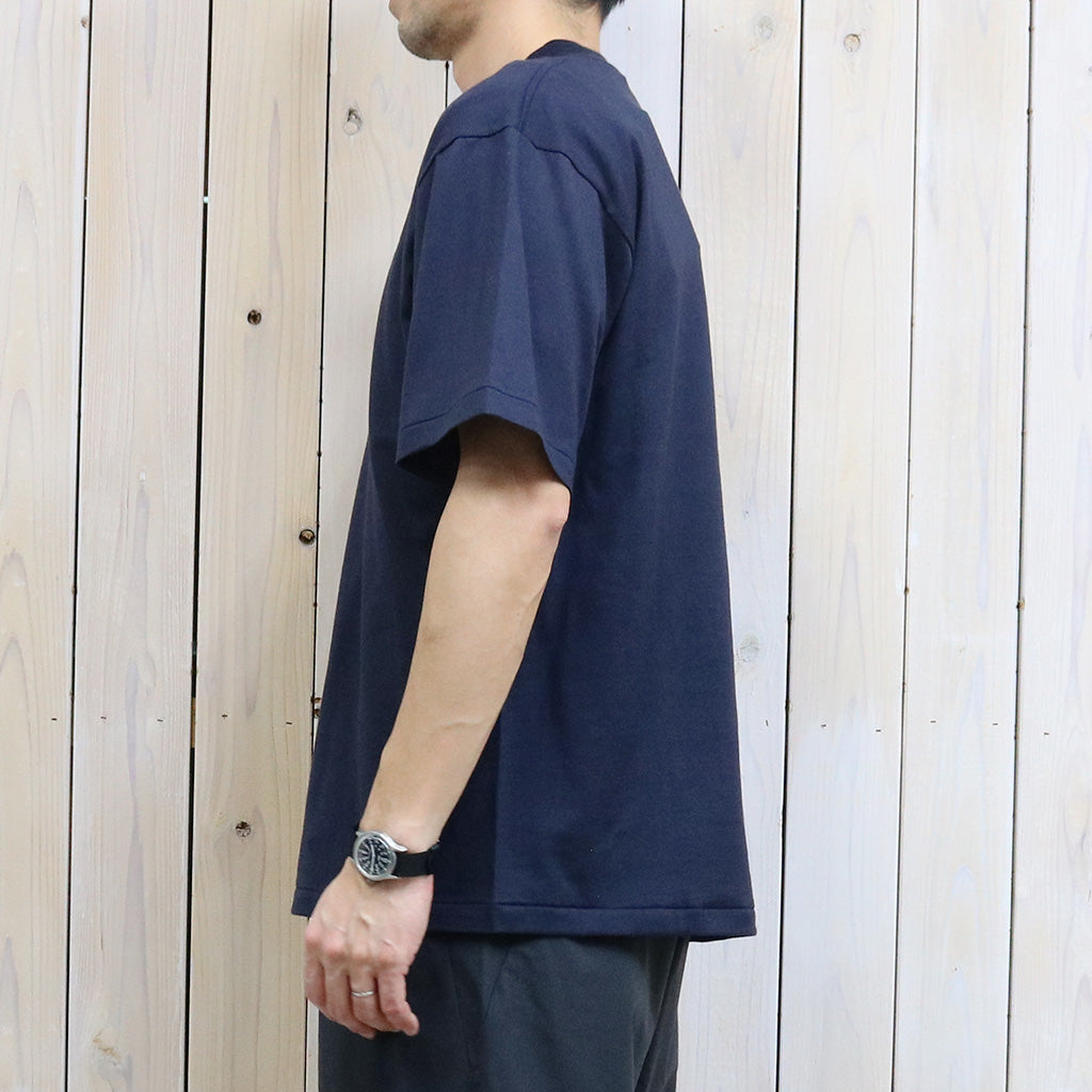 Kaptain Sunshine『Suvin Supima Tube Tee Light』(NAVY)