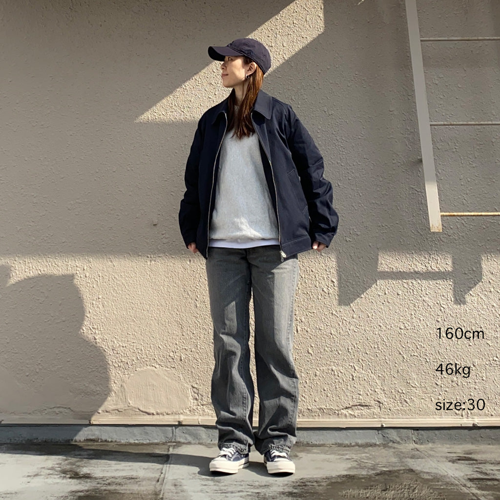 Kaptain Sunshine『Skate Shoecut Denim Pants』(BLACK VINTAGE WASH)