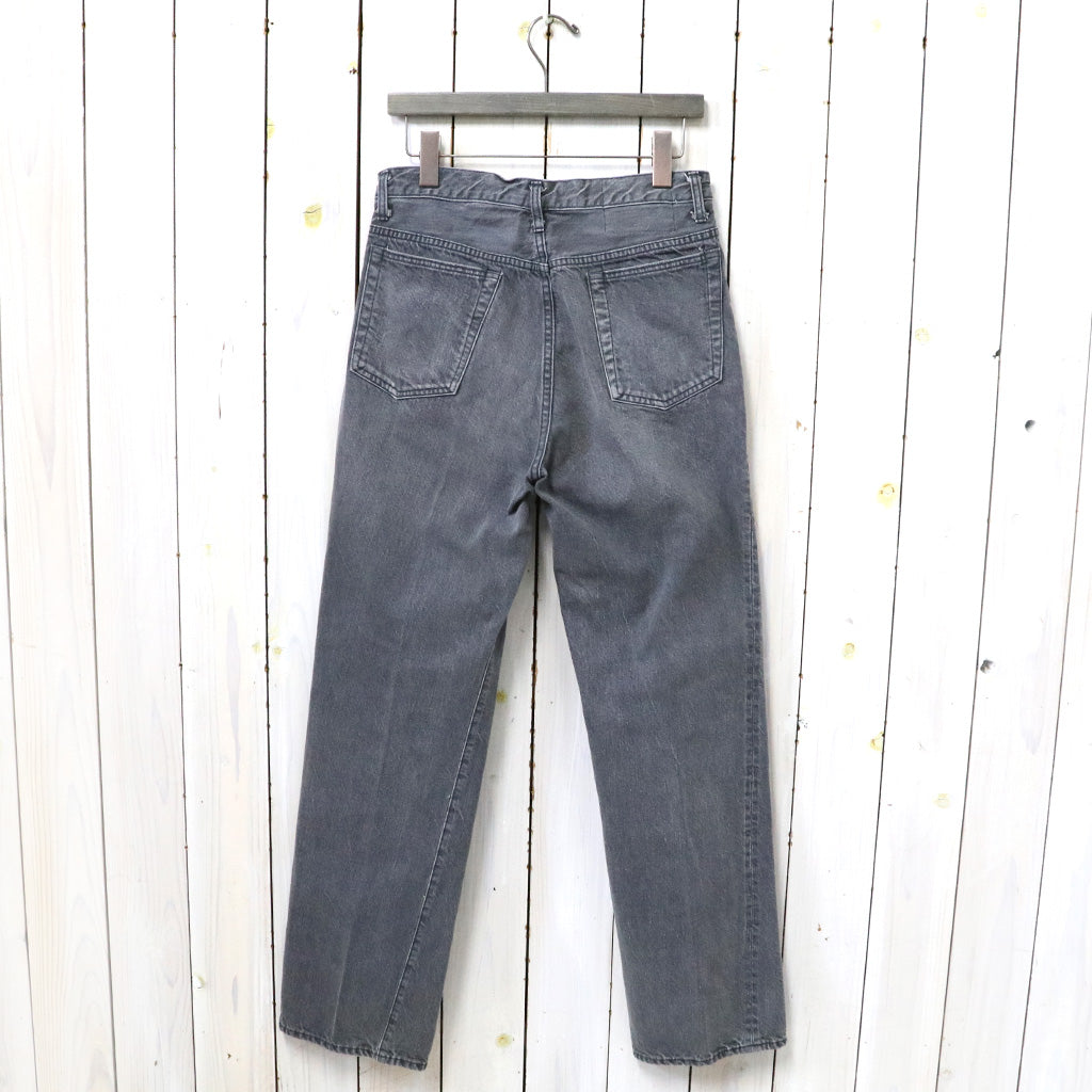 Kaptain Sunshine『Skate Shoecut Denim Pants』(BLACK VINTAGE WASH)
