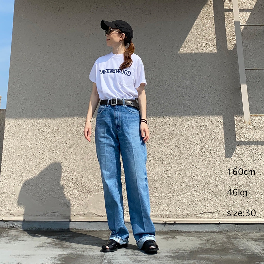 Kaptain Sunshine『Skate Shoecut Denim Pants』(INDIGO VINTAGE WASH) (2024SS)