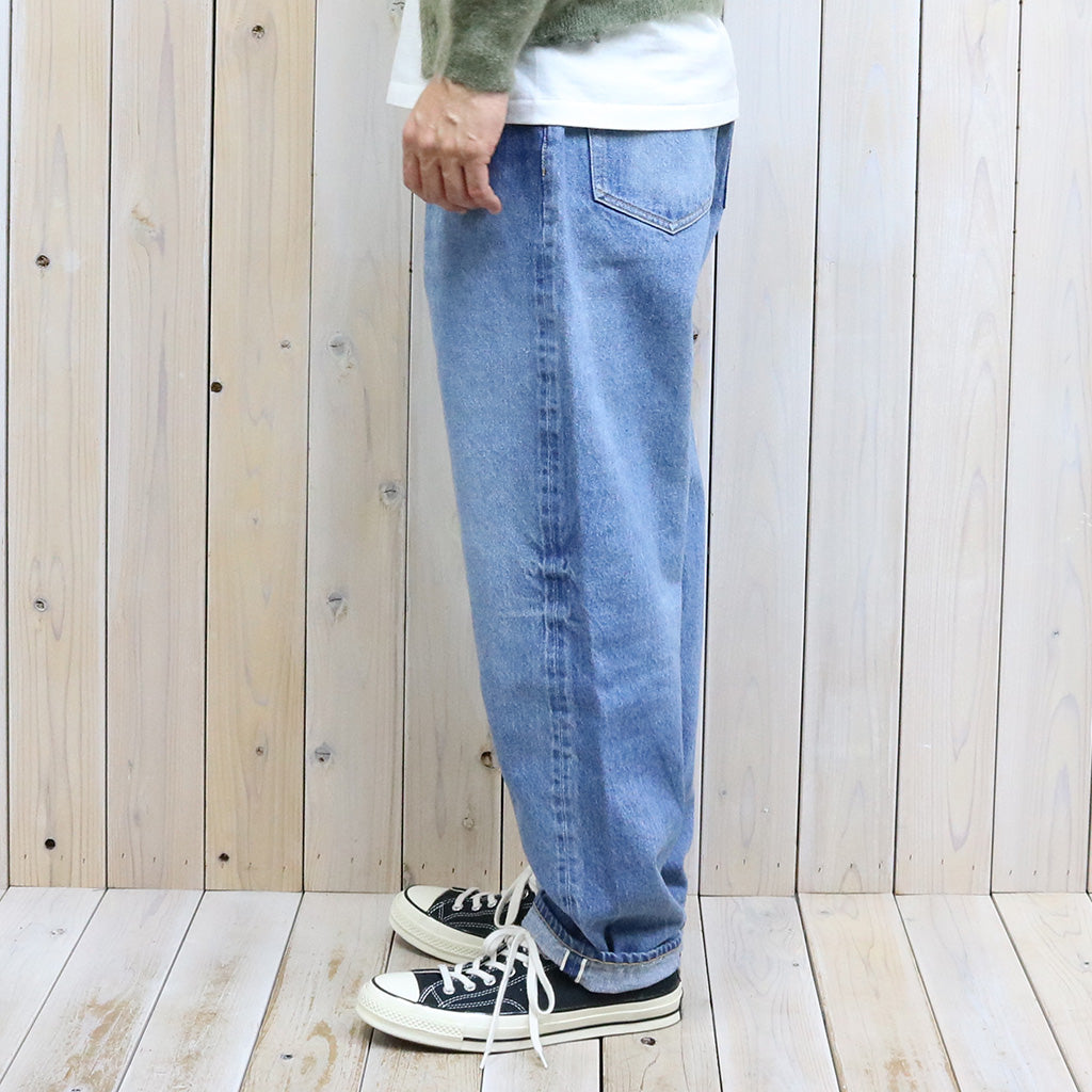 Kaptain Sunshine : 5P Zipper Front Denim Pants (INDIGO VINTAGE