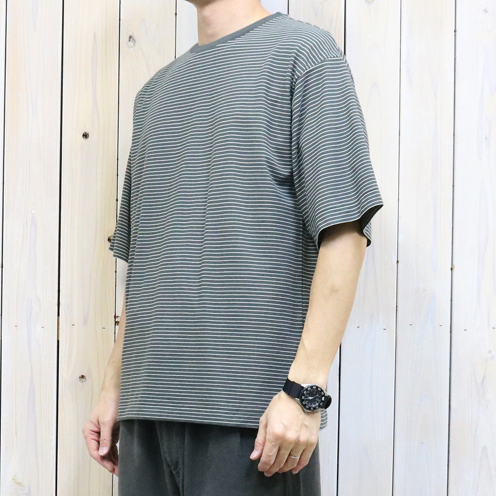 Kaptain Sunshine『Hard Twisted Border Jersey S/S Tee』(Ink Black Border)