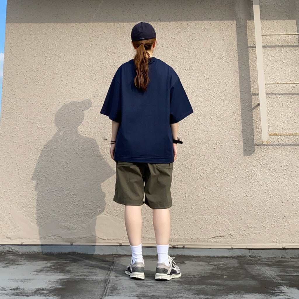 Kaptain Sunshine『Suvin Supima Tube Halfsleeve Tee Heavy』(STEEL NAVY)