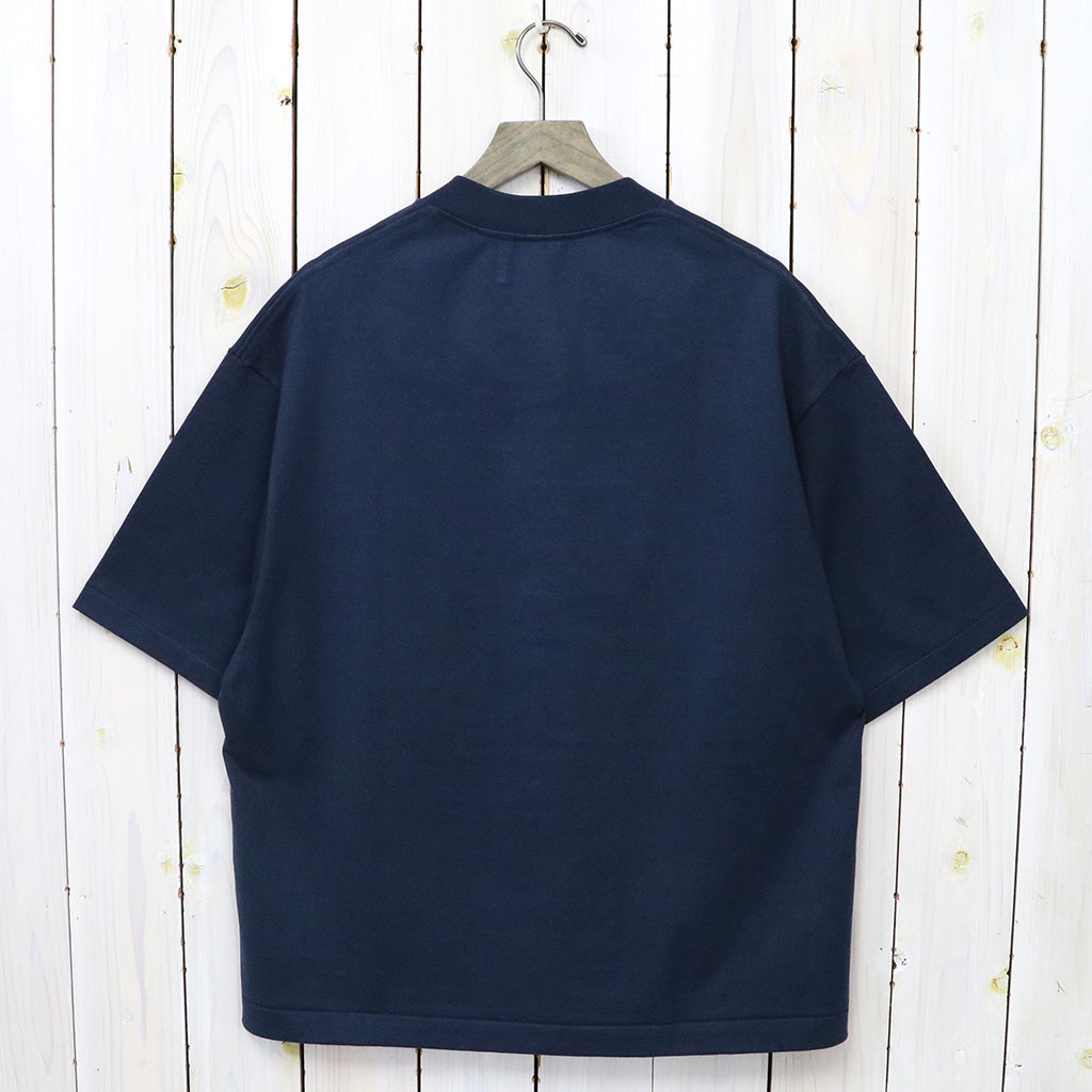 Kaptain Sunshine『Suvin Supima Tube Halfsleeve Tee Heavy』(STEEL NAVY)