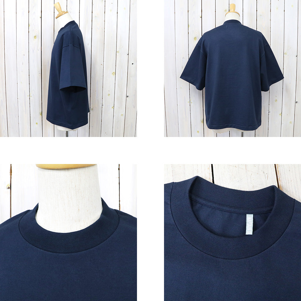 Kaptain Sunshine『Suvin Supima Tube Halfsleeve Tee Heavy』(STEEL NAVY)