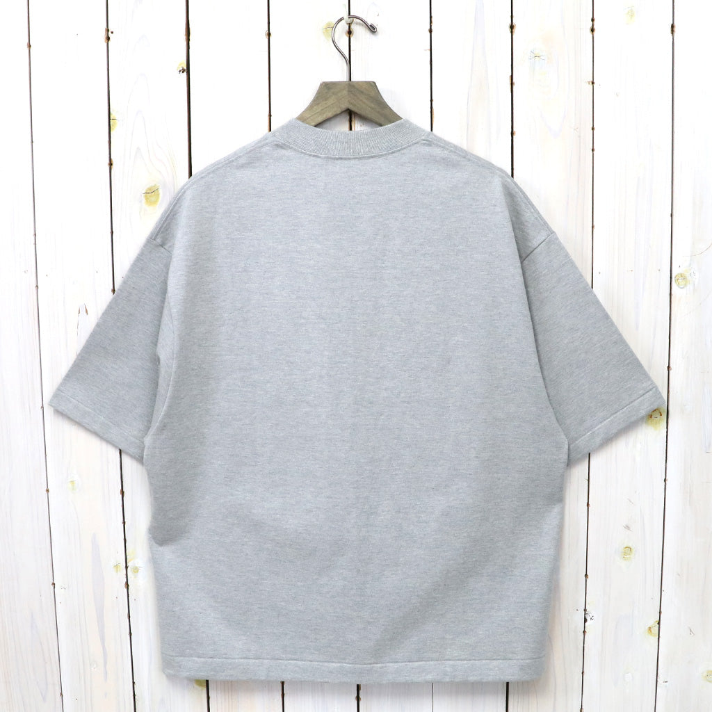 Kaptain Sunshine『Suvin Supima Tube Halfsleeve Tee Heavy』(FEATHER GREY)