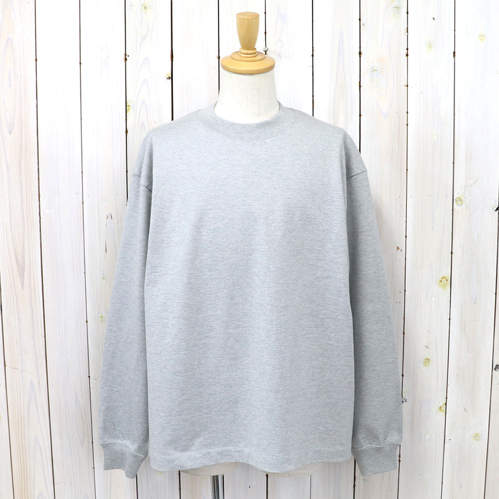 Kaptain Sunshine : Suvin Supima Tube L/S Tee Heavy (FEATHER GREY)