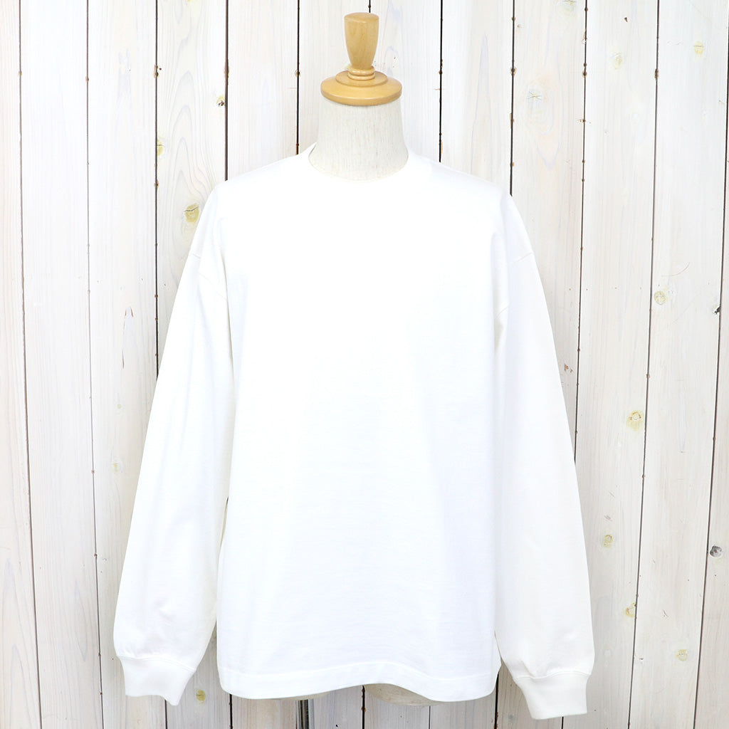 Kaptain Sunshine : Suvin Supima Tube L/S Tee Heavy (OFF WHITE)