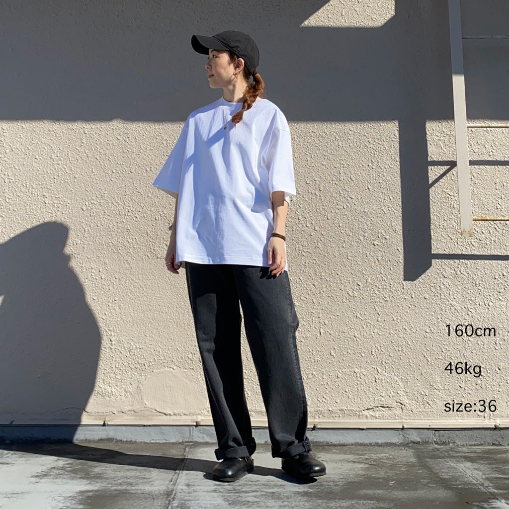 Kaptain Sunshine의 Suvin Supima Tube Halfsleeve Tee Heavy (Off White) (사본)