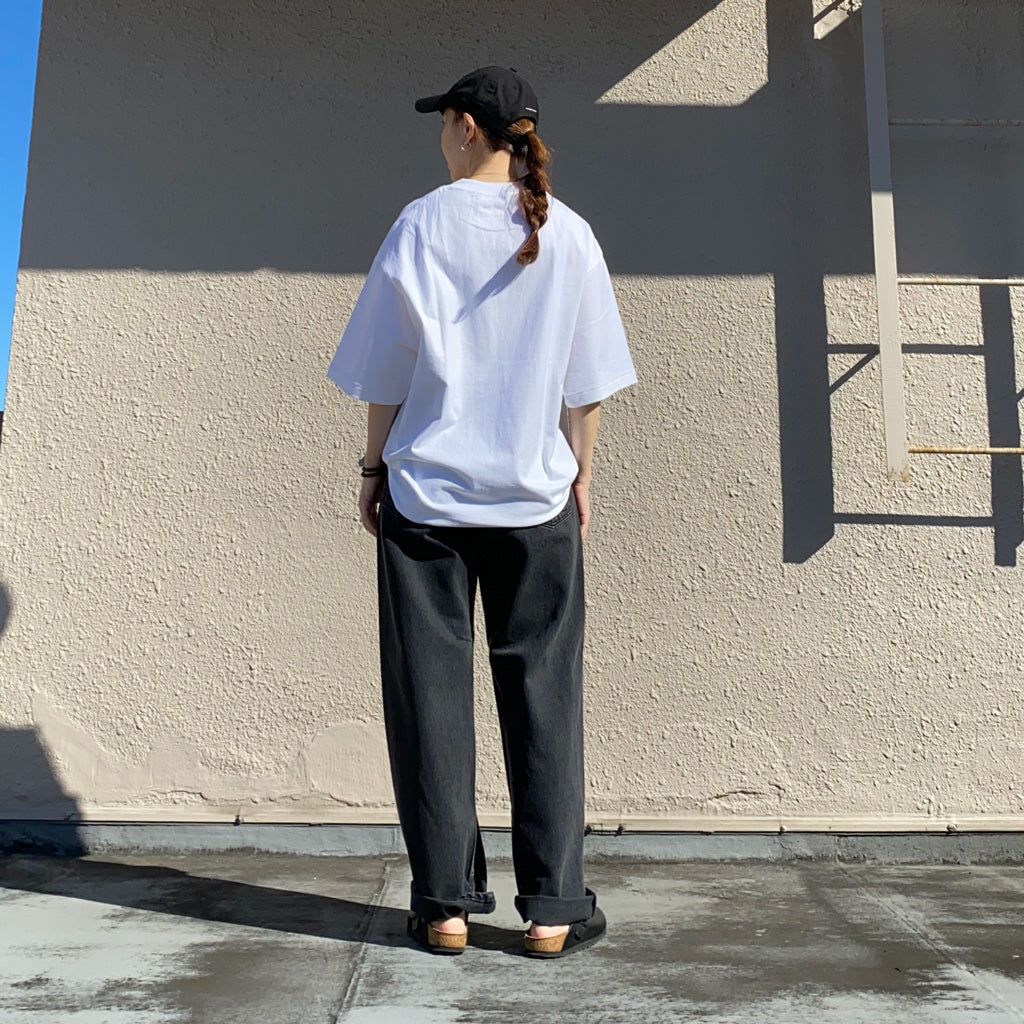Kaptain Sunshine의 Suvin Supima Tube Halfsleeve Tee Heavy (Off White) (사본)