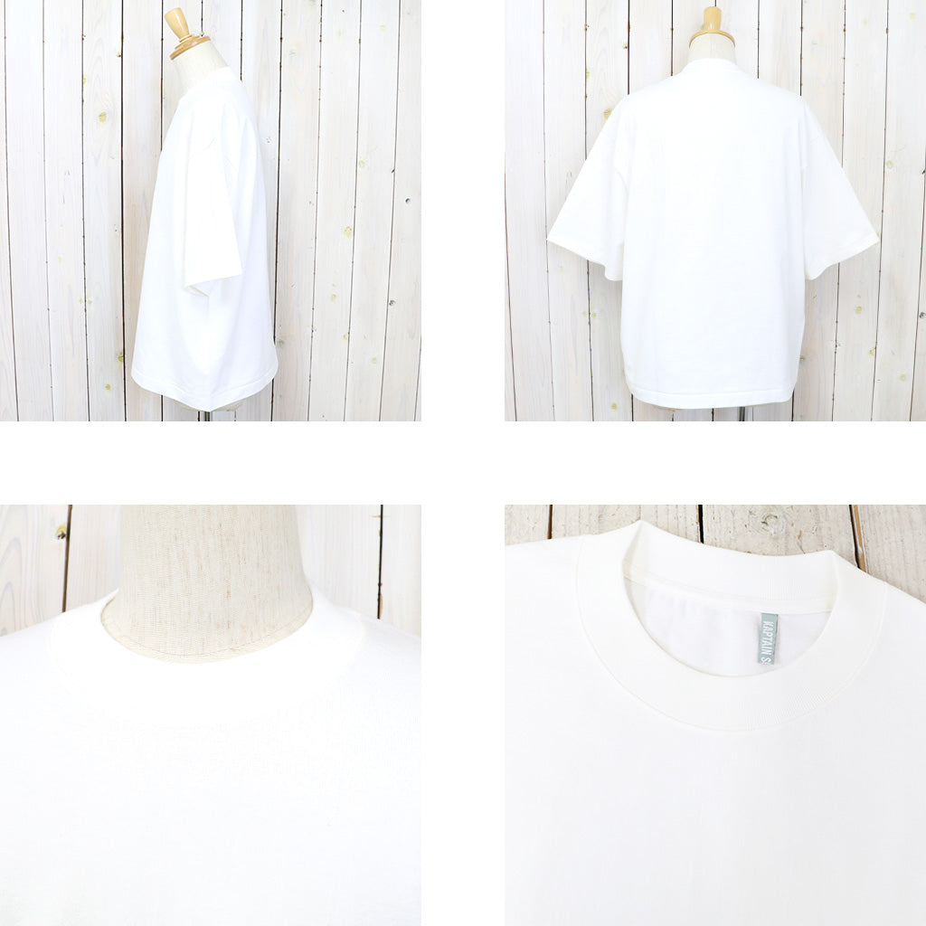 Kaptain Sunshine의 Suvin Supima Tube Halfsleeve Tee Heavy (Off White) (사본)