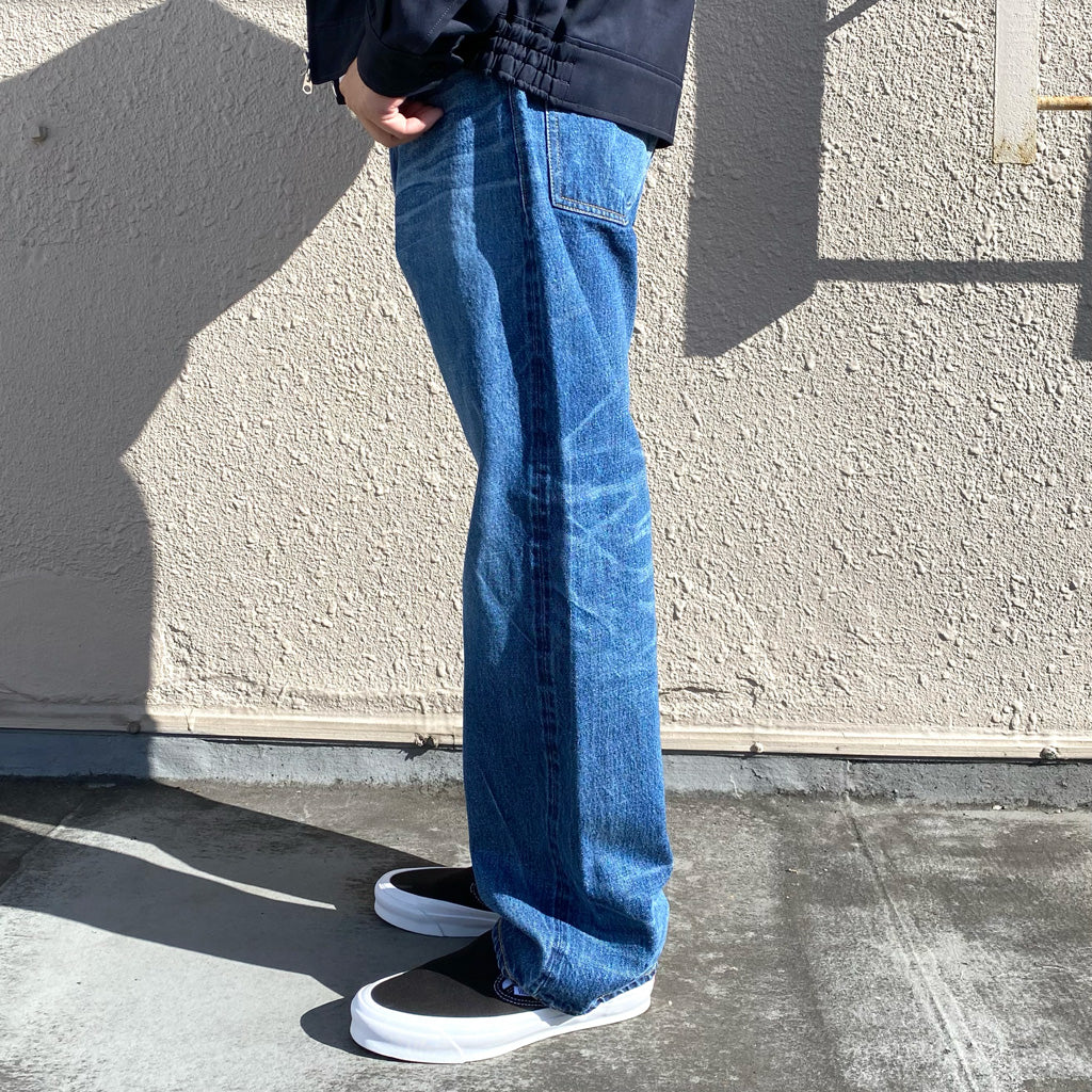 Kaptain Sunshine : 1930 Straight Denim Pants (INDIGO VINTAGE WASH)