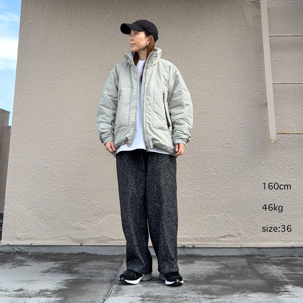 Kaptain Sunshine『Puffer Mil Jacket』(Light Grey)