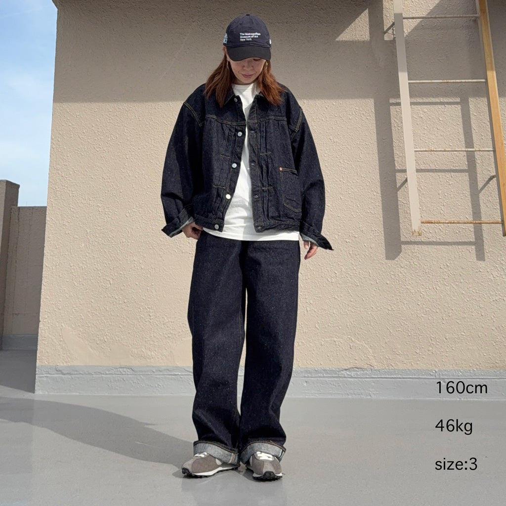 Kaptain Sunshine : Denim Tracker 1P Jacket (INDIGO) (KSBSJK01)