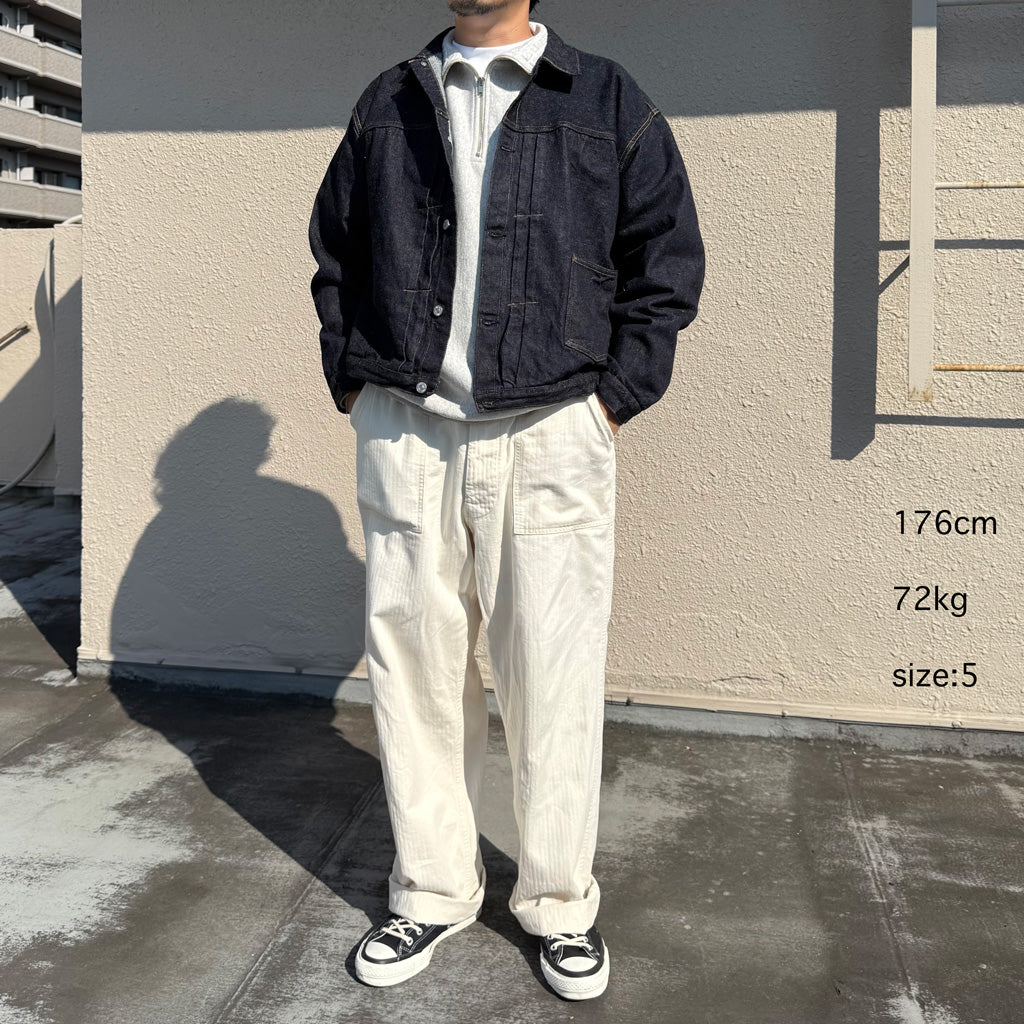 Kaptain Sunshine : Denim Tracker 1P Jacket (INDIGO) – Reggieshop