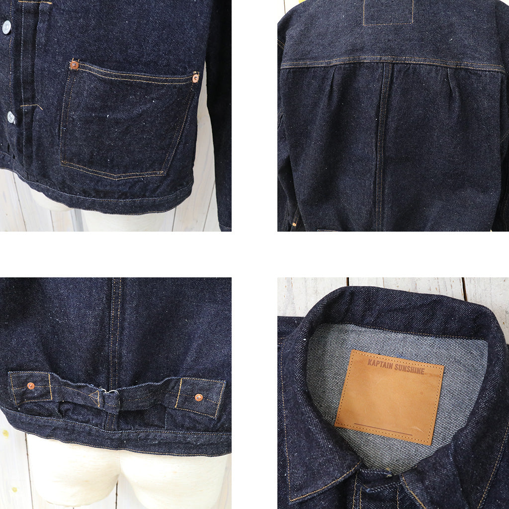 Kaptain Sunshine『Denim Tracker 1P Jacket』(INDIGO ONE WASH)