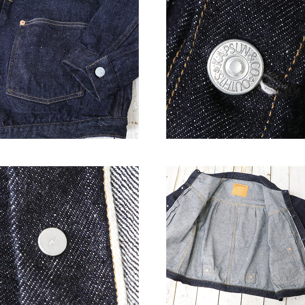 Kaptain Sunshine『Denim Tracker 1P Jacket』(INDIGO ONE WASH)