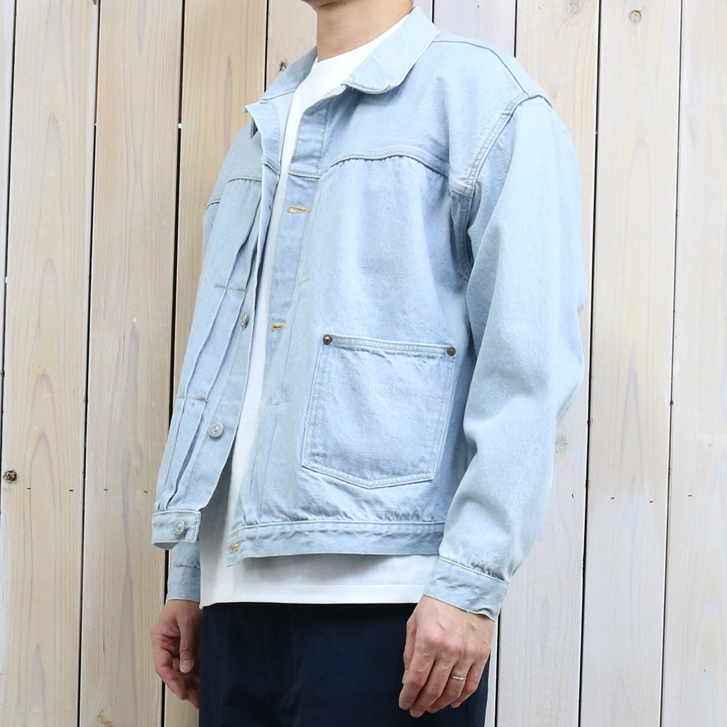 Kaptain Sunshine『Denim Tracker 1P Jacket』(INDIGO ICE WASH)