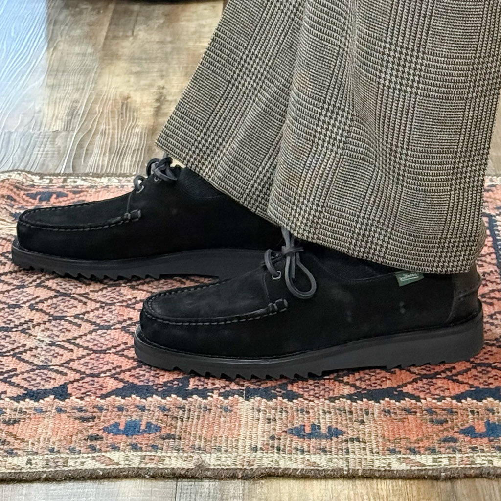 Kaptain Sunshine : Domingue Suede Made by PARABOOT (Black)
