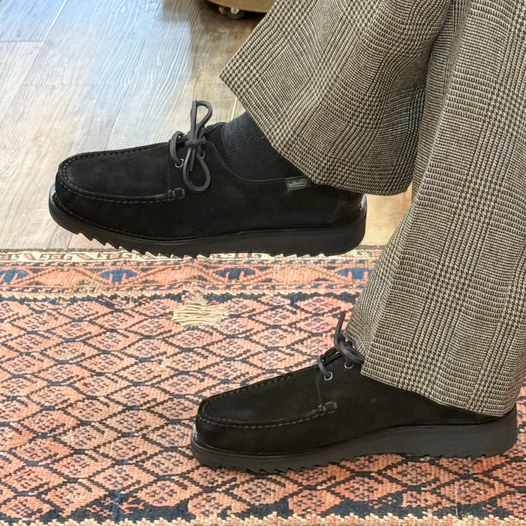 Kaptain Sunshine『Domingue Suede Made by PARABOOT』(Black)