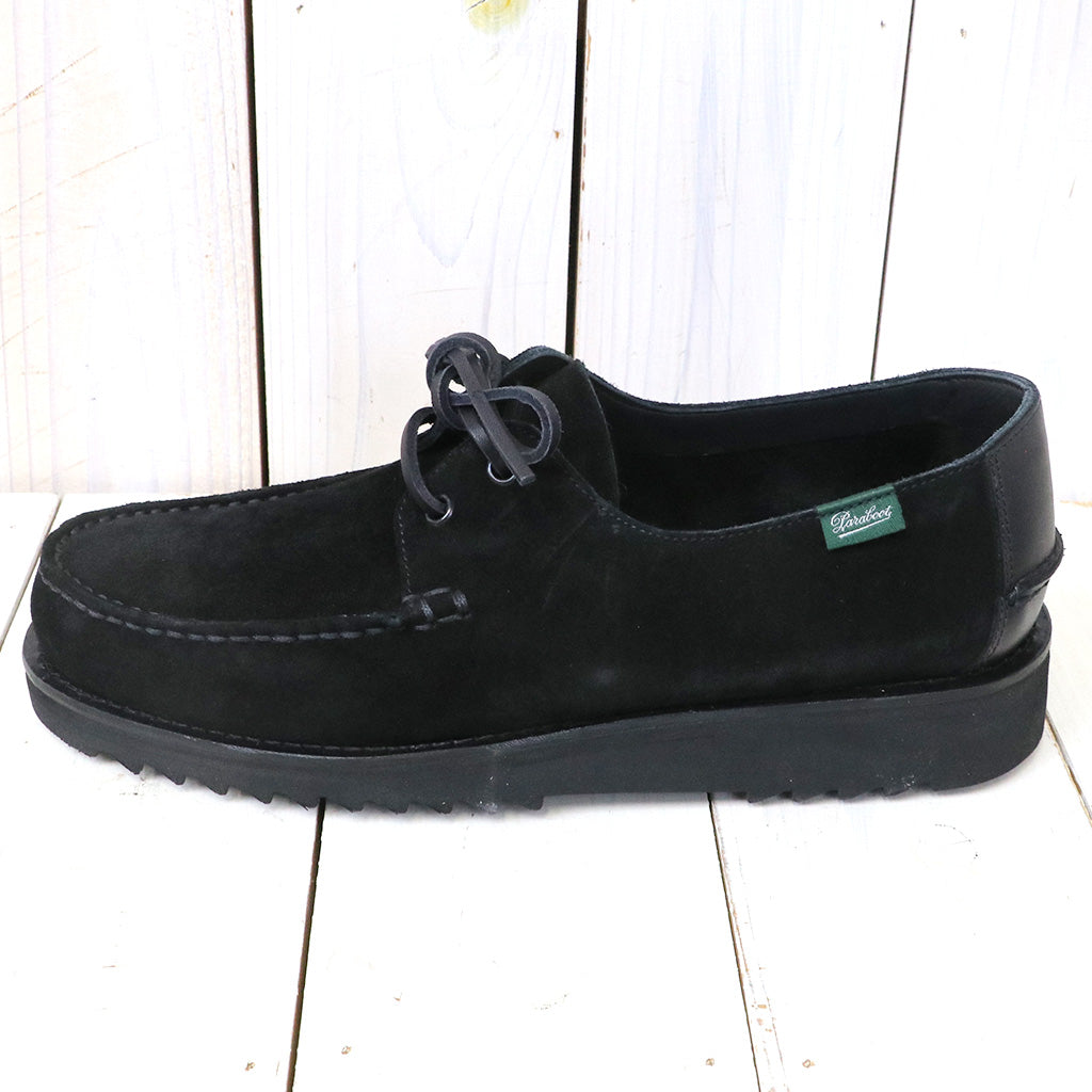 Kaptain Sunshine『Domingue Suede Made by PARABOOT』(Black)