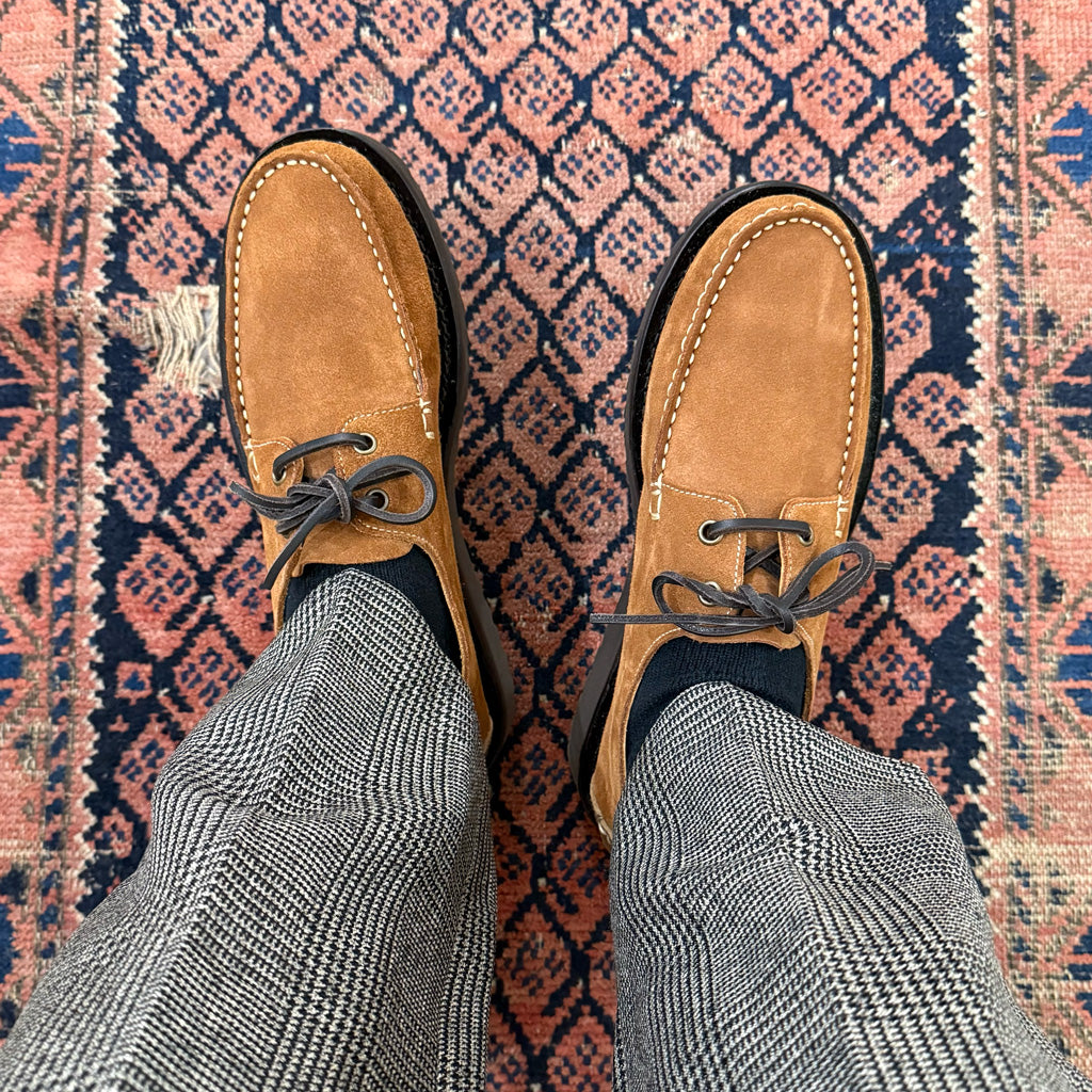Kaptain Sunshine : Domingue Suede Made by PARABOOT (Camel)