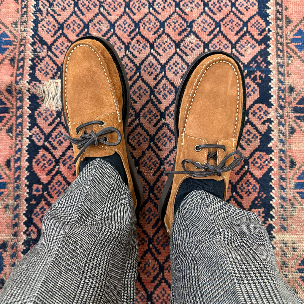 Kaptain Sunshine『Domingue Suede Made by PARABOOT』(Camel)