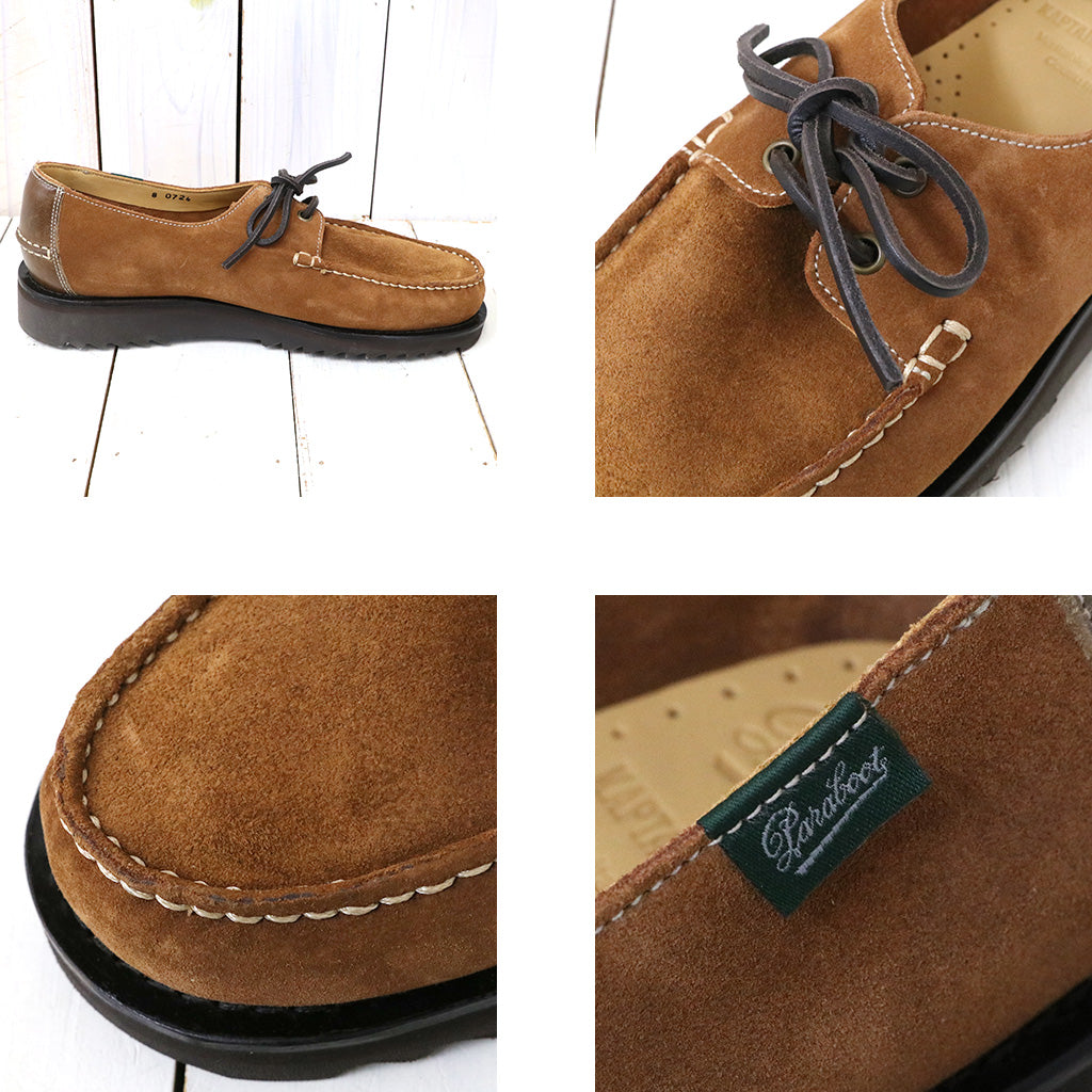 Kaptain Sunshine『Domingue Suede Made by PARABOOT』(Camel)