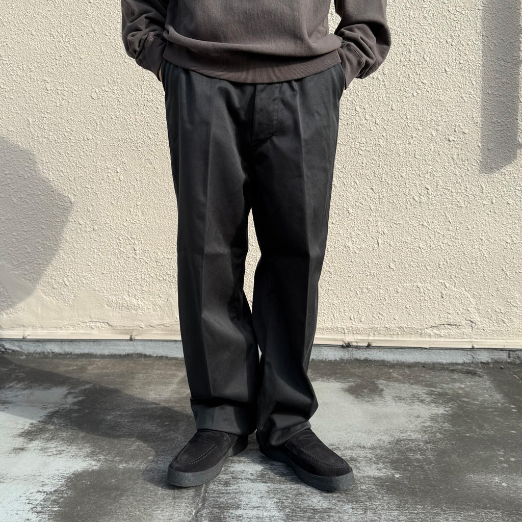 Kaptain Sunshine : Cotton Drill Wide Military Khakis (BLACK