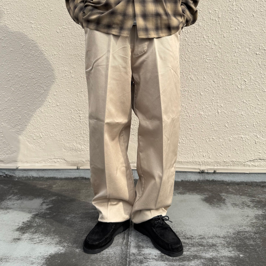 Kaptain Sunshine : Cotton Drill Wide Military Khakis (KHAKI)