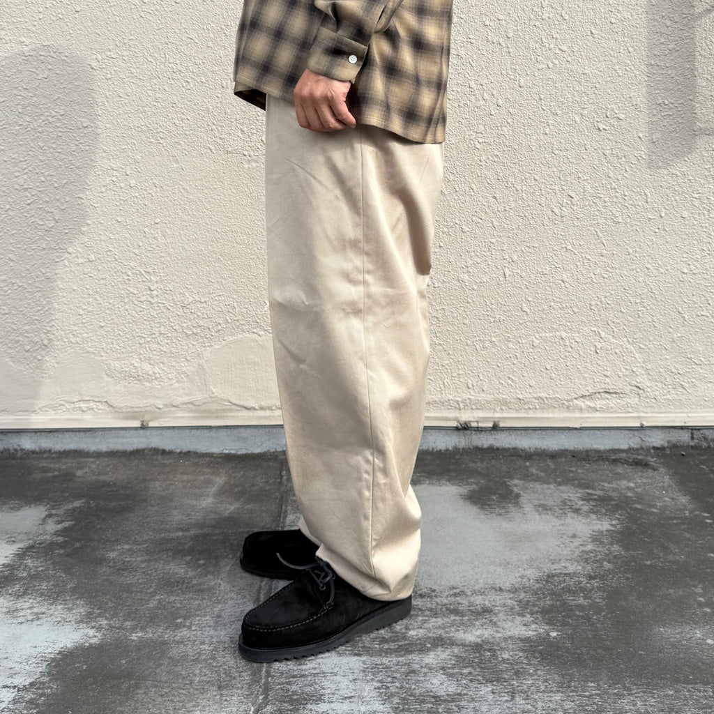 Kaptain Sunshine : Cotton Drill Wide Military Khakis (KHAKI