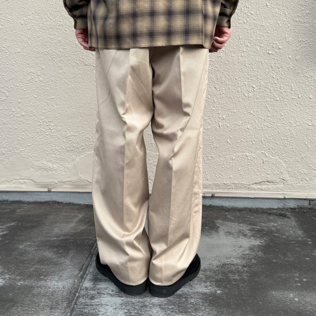 パンツ KAPTAIN SUNSHINE / Wide Military Khakis Kaptain Sunshine : Cotton Drill Wide Military Khakis (KHAKI