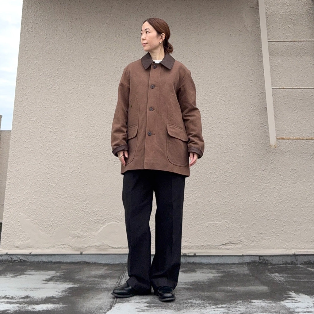 Kaptain Sunshine : Cotton Hemp Work Coat (KAKISHIBU)