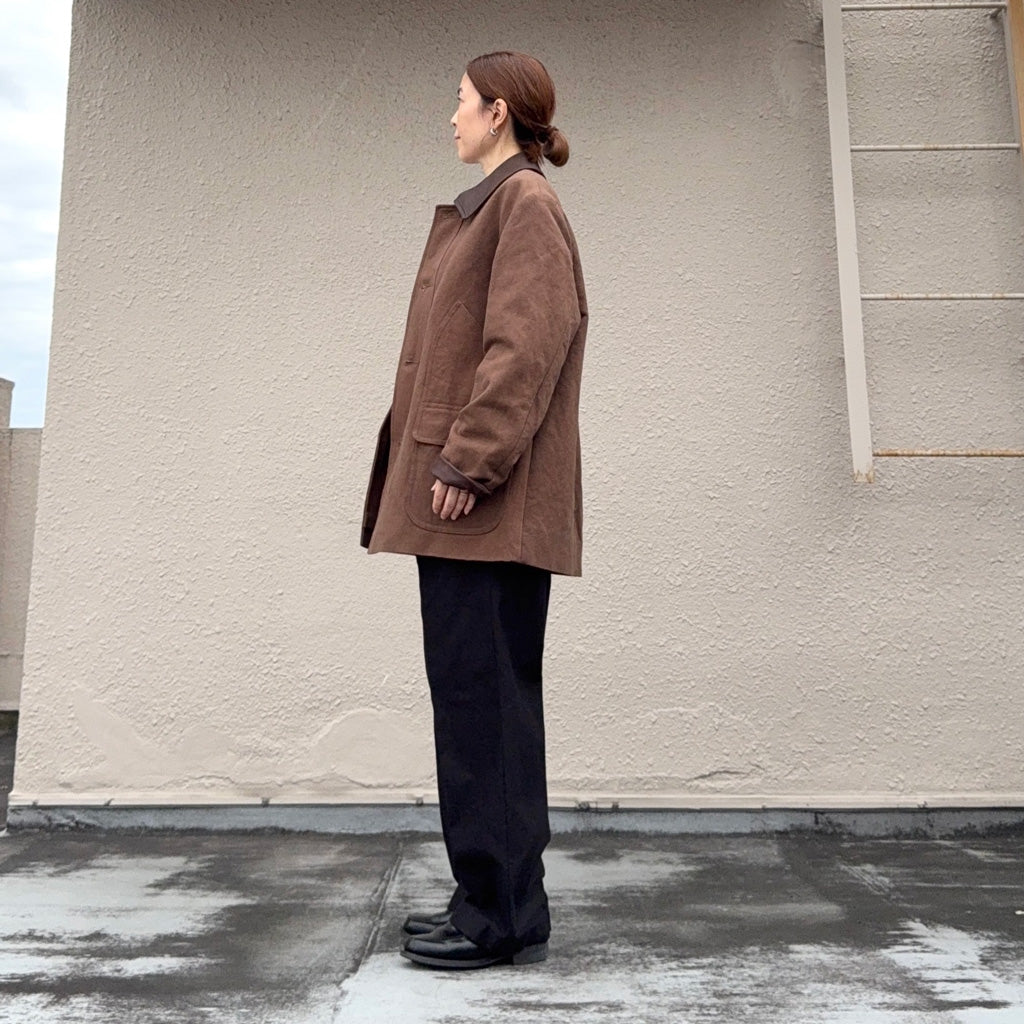 Kaptain Sunshine : Cotton Hemp Work Coat (KAKISHIBU)