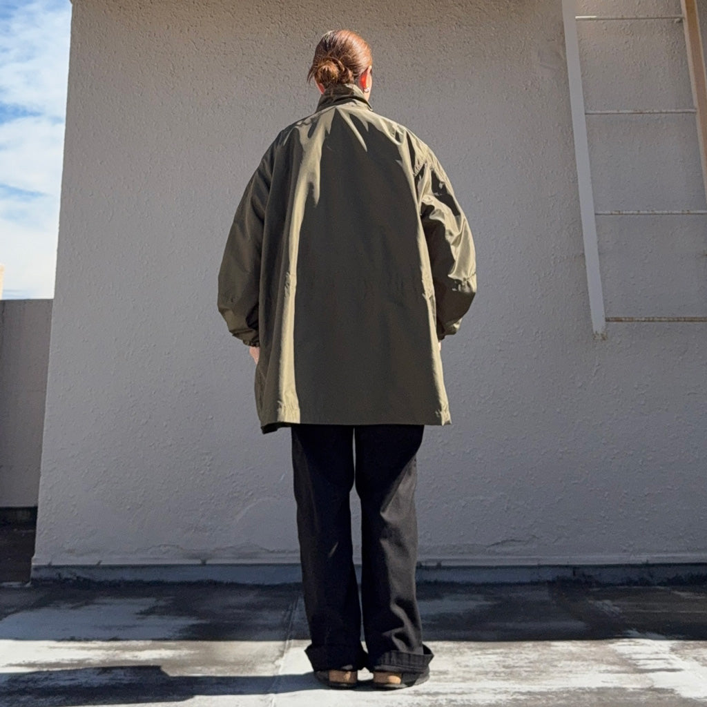Kaptain Sunshine : Silk Poly Mil Coat (OLIVE)
