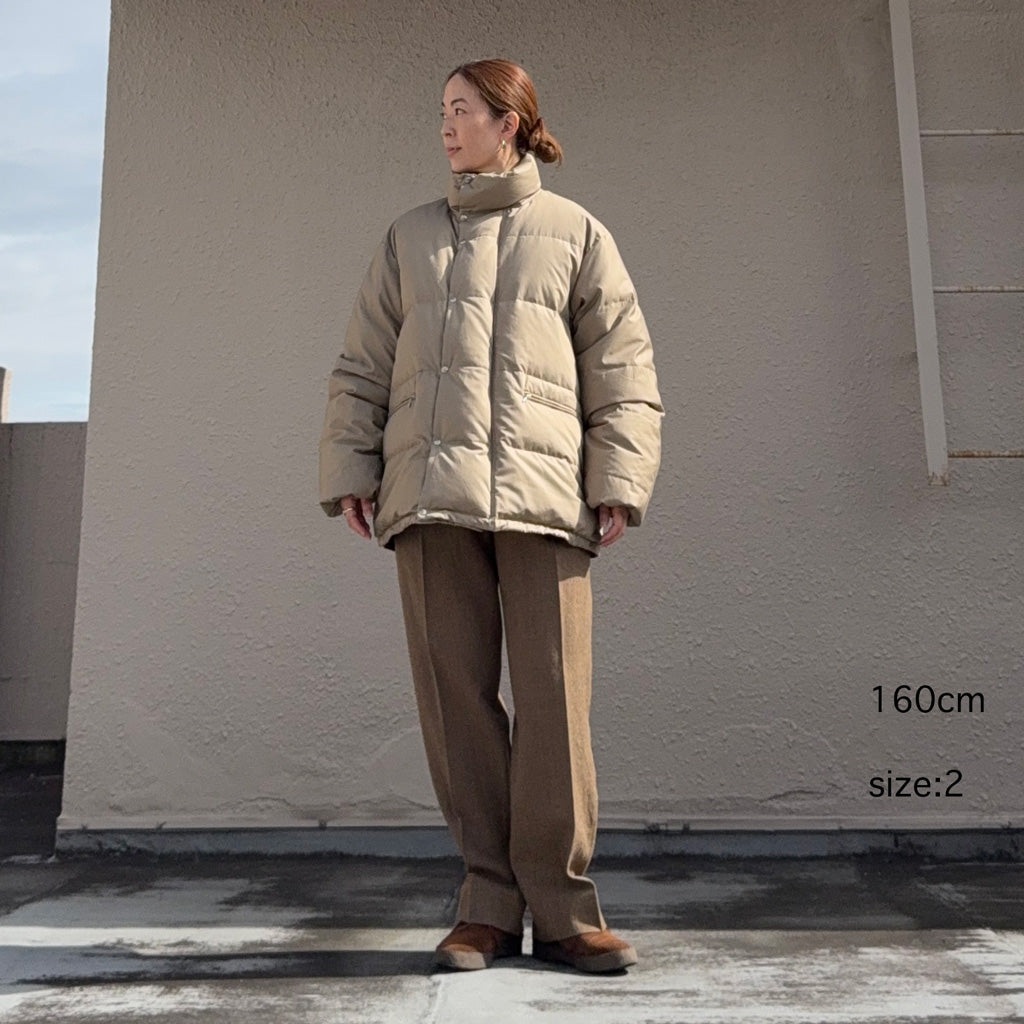 Kaptain Sunshine : Cotton Down Jacket (BEIGE)