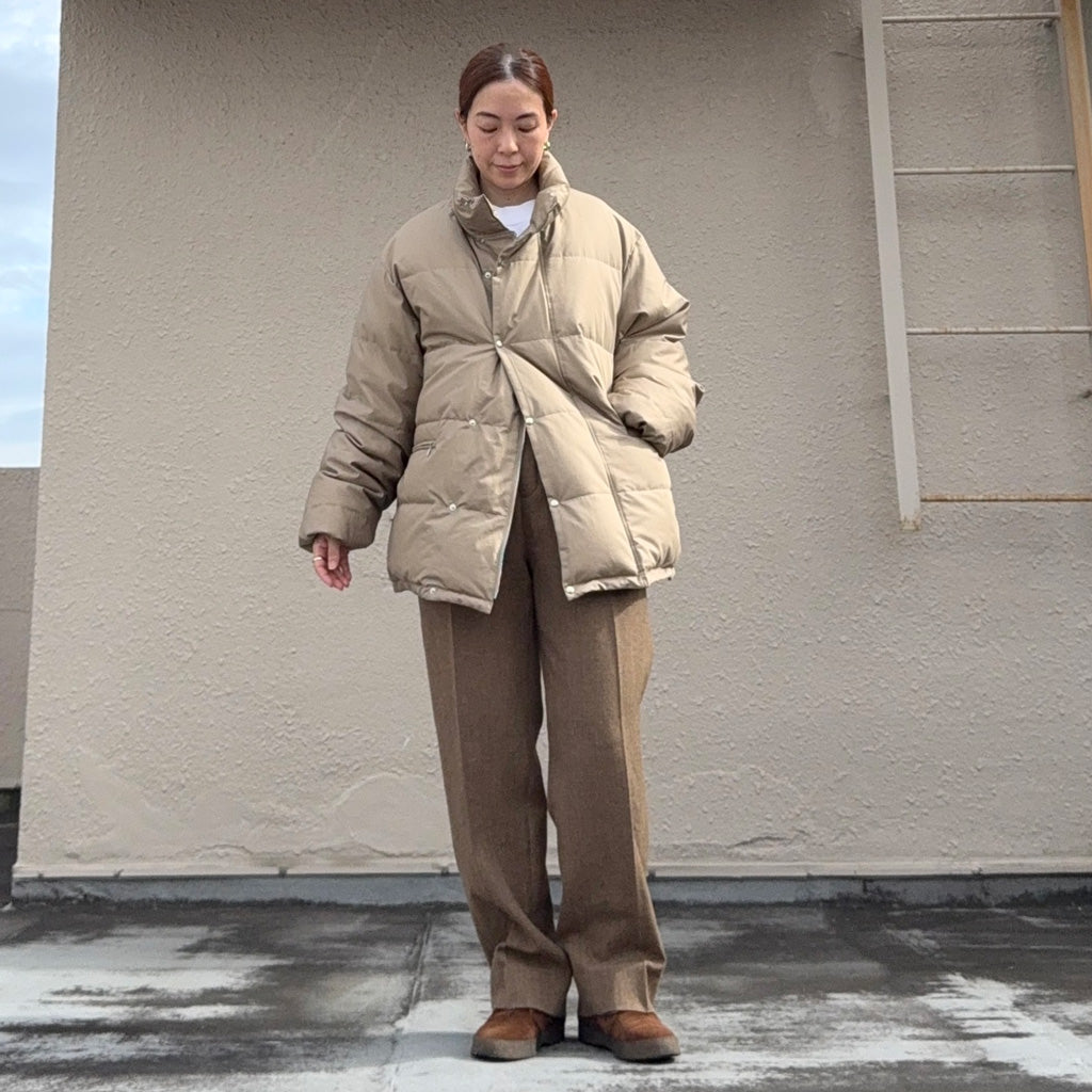 Kaptain Sunshine : Cotton Down Jacket (BEIGE)