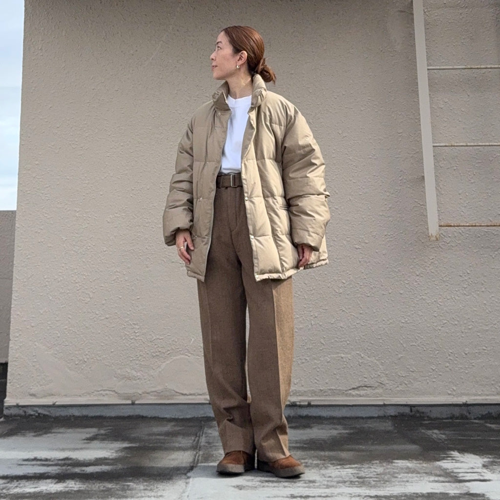 Kaptain Sunshine : Cotton Down Jacket (BEIGE)