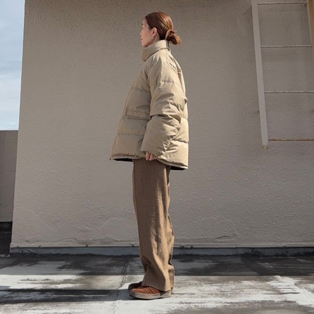 Kaptain Sunshine : Cotton Down Jacket (BEIGE)