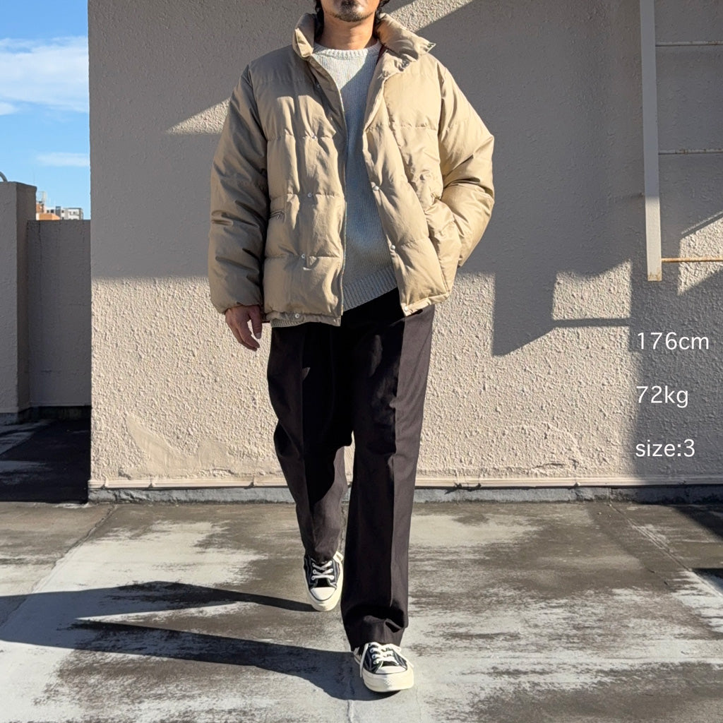 Kaptain Sunshine : Cotton Down Jacket (BEIGE)