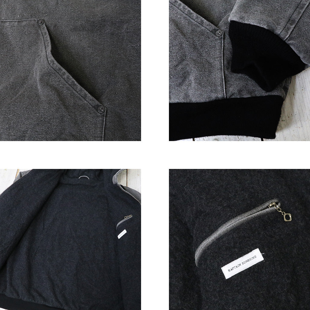 Kaptain Sunshine : Cotton Hemp Hoody Jacket (SUMI)