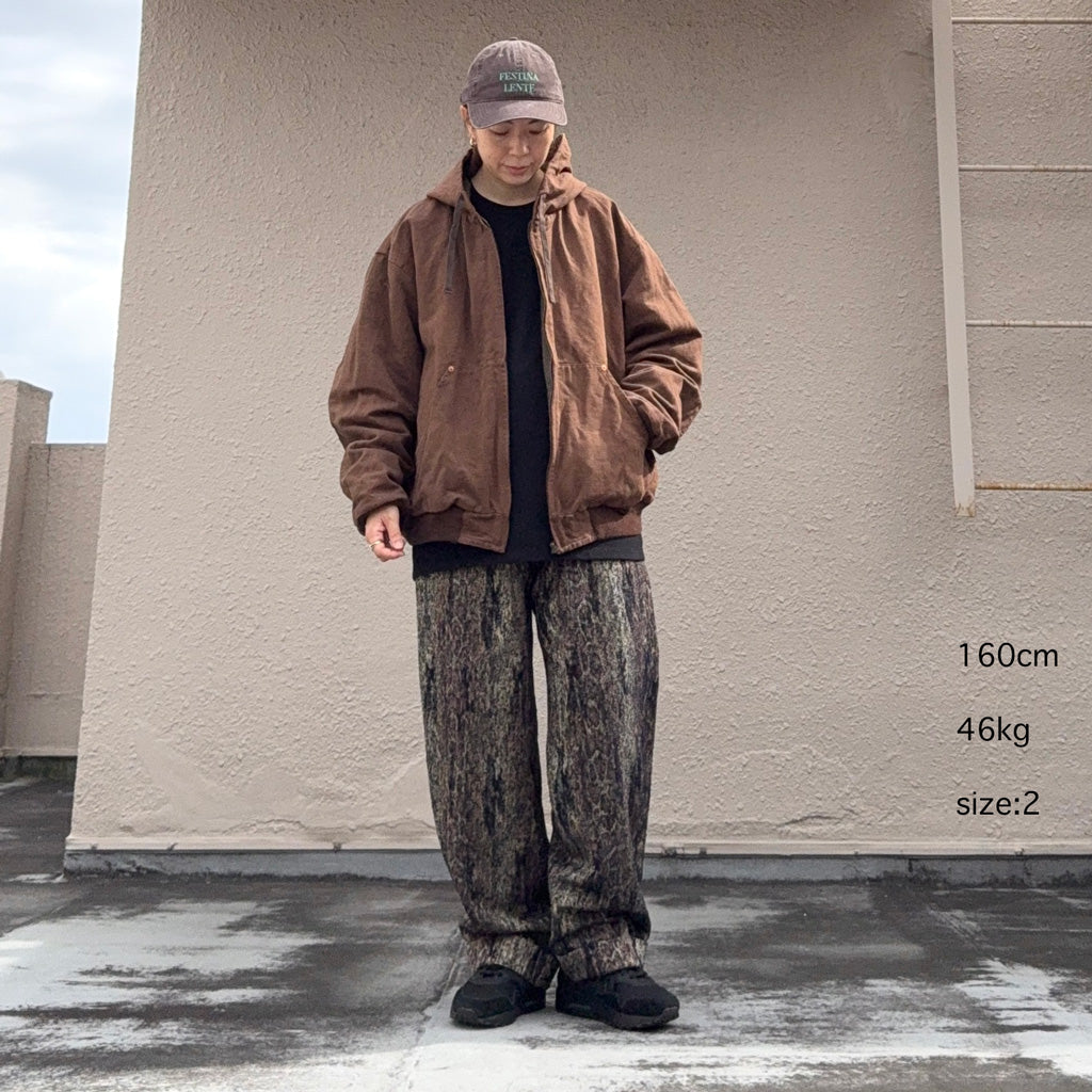 Kaptain Sunshine : Cotton Hemp Hoody Jacket (KAKISHIBU)