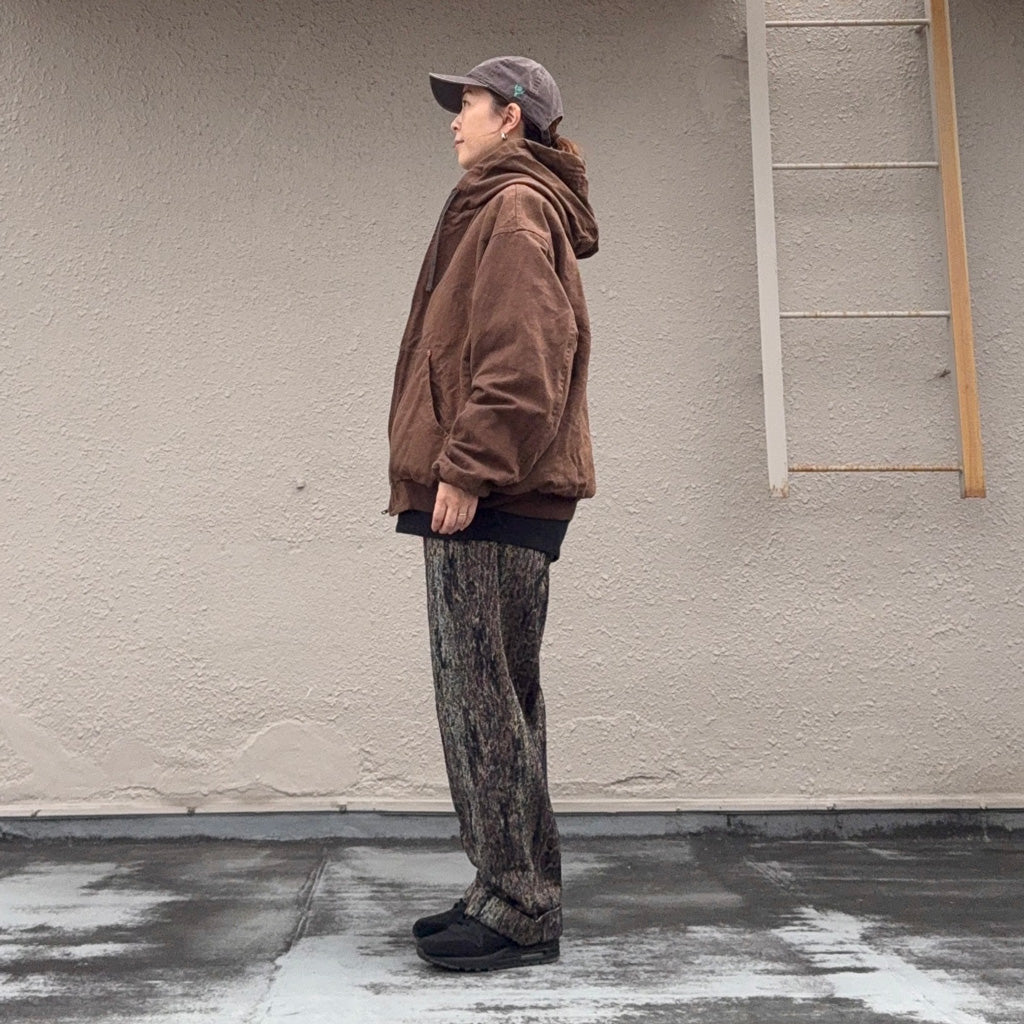 Kaptain Sunshine : Cotton Hemp Hoody Jacket (KAKISHIBU)