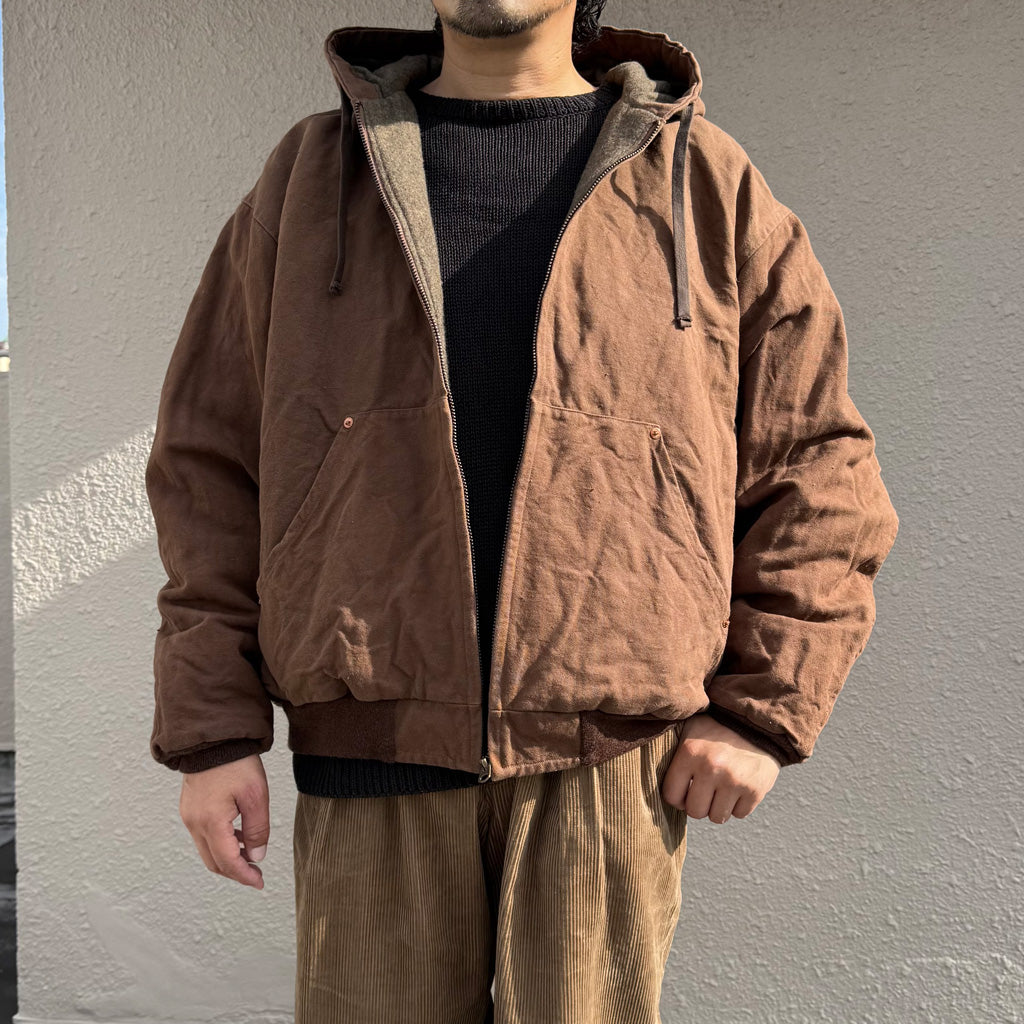 Kaptain Sunshine : Cotton Hemp Hoody Jacket (KAKISHIBU)