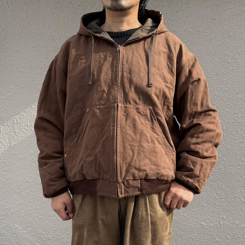 Kaptain Sunshine : Cotton Hemp Hoody Jacket (KAKISHIBU)